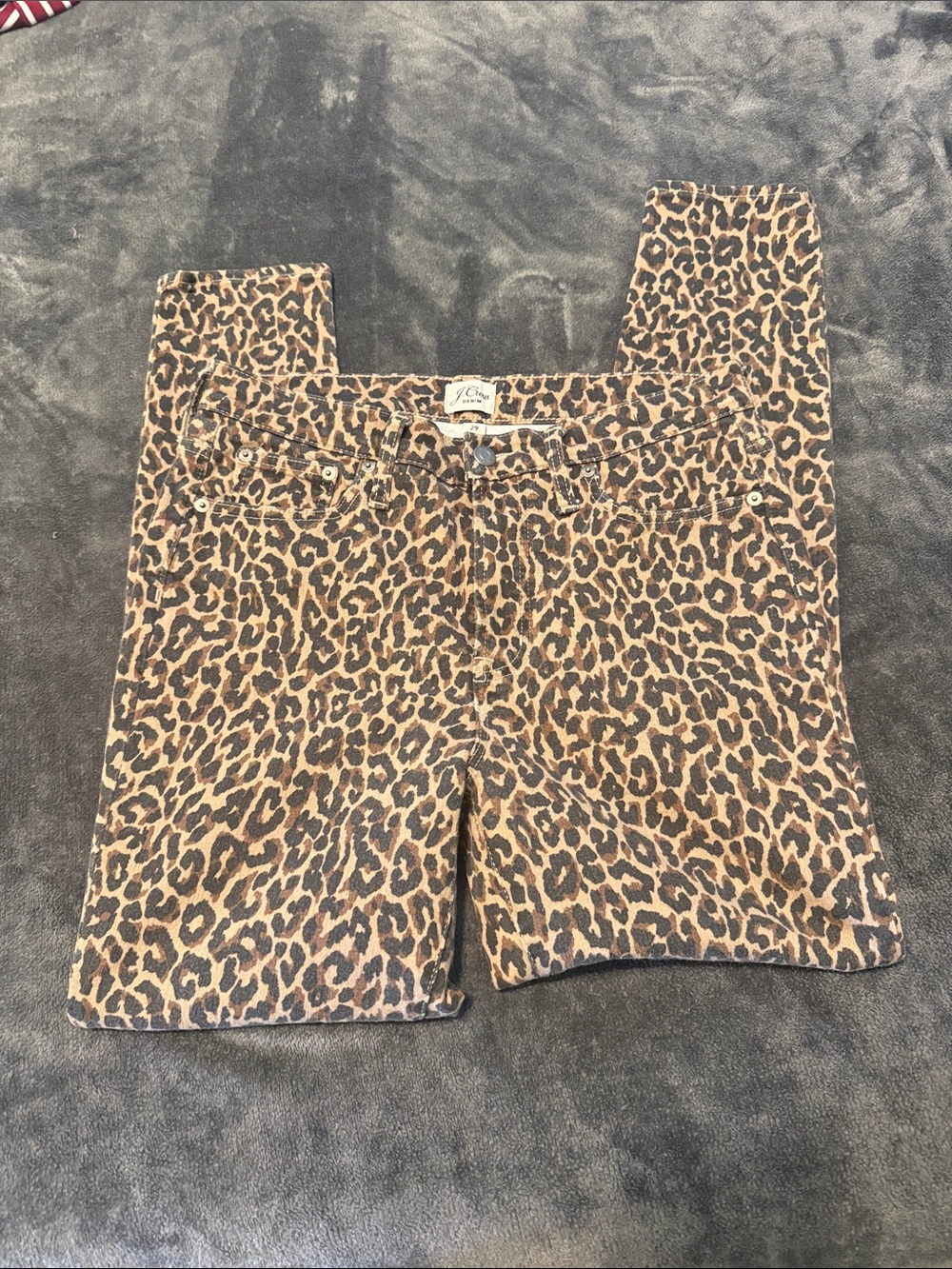 J. Crew Leopard Print Women’s Jeans - Brown & Black